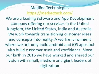 MedRec Technologies