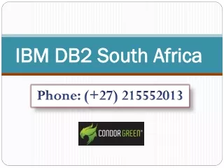 IBM DB2 South Africa