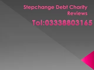 Stepchange Debt Charity Reviews||03338803165