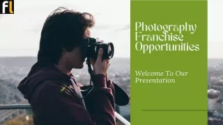 Best Photography Franchise Opportunities