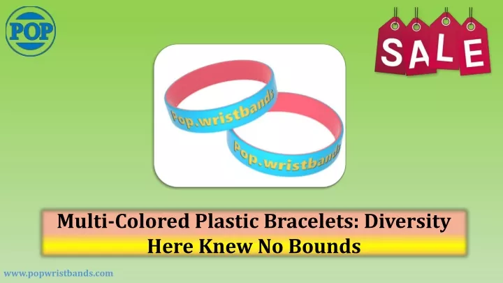 multi colored plastic bracelets diversity here