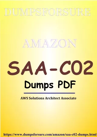 Amazon SAA-C02 Dumps - SAA-C02 Questions Answers