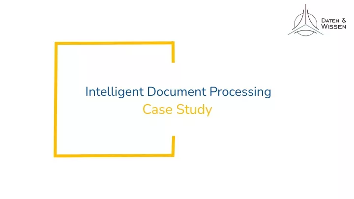 intelligent document processing case study