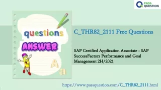 c thr82 2111 free questions c thr82 2111 free