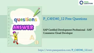 p c4h340 12 free questions p c4h340 12 free