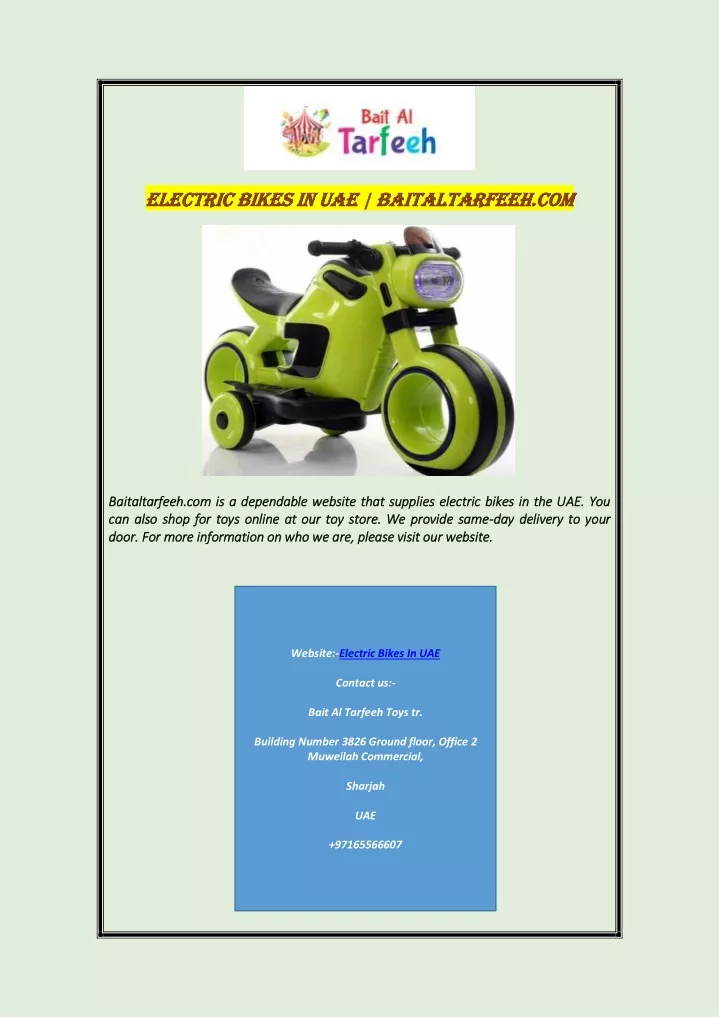 electric bikes in uae baitaltarfeeh com electric