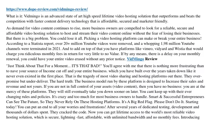 https www dope review com vidmingo review what