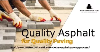Best Quality Asphalt for Quality Paving Services