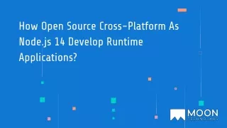 how open source cross platform as node