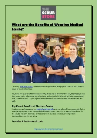 What are the Benefits of Wearing Medical Scrubs-converted