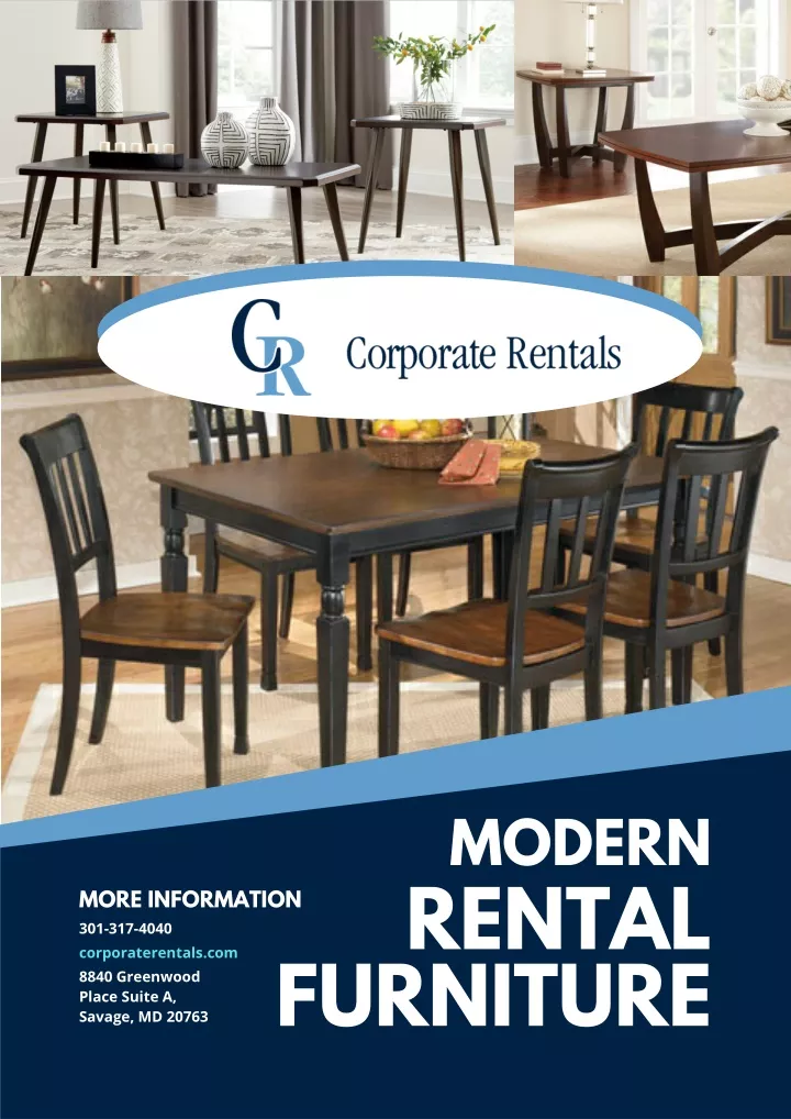 modern rental furniture