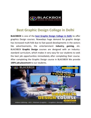 best graphic design college in delhi