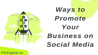 Ways to Promote Your Business on Social Media by SEO Company Brampton