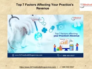 top 7 factors affecting your practice s revenue