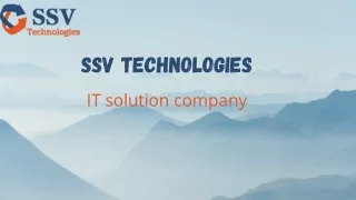 ssv technologies