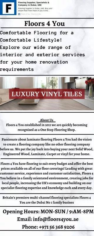 Engineered Wood Flooring | Wooden & Hardwood Floor Dubai, UAE