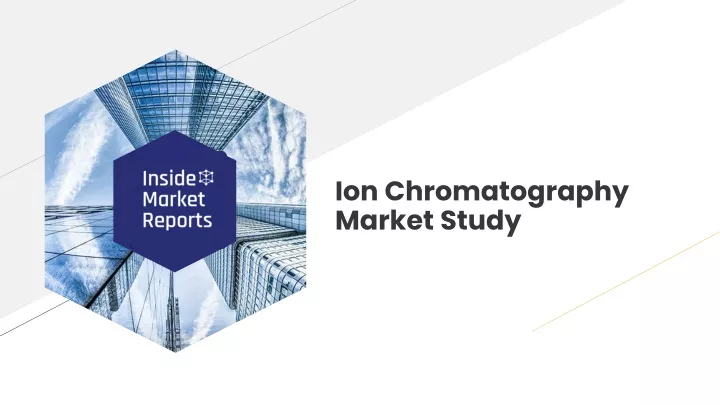 ion chromatography market study