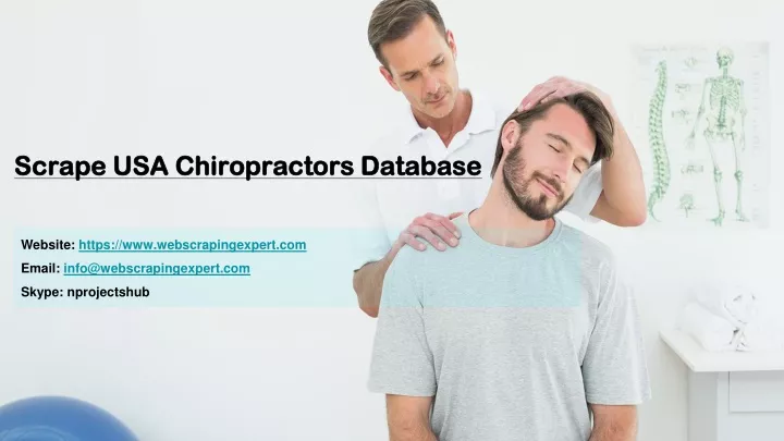 scrape usa chiropractors database