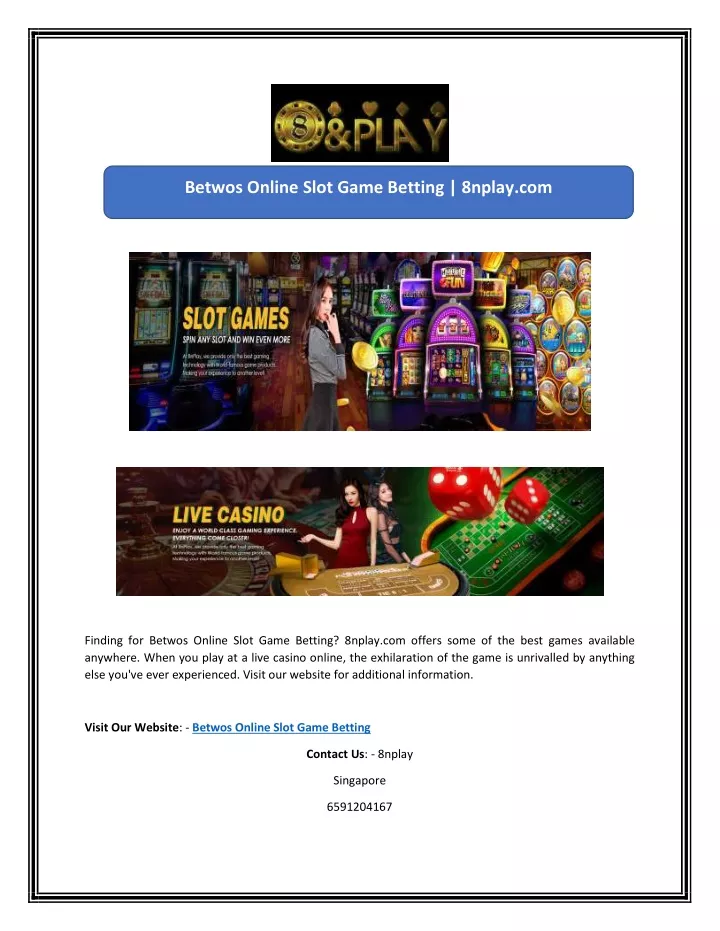 betwos online slot game betting 8nplay com