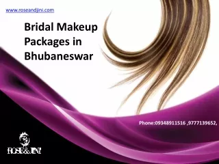 bridal makeup packages in Bhubaneswar
