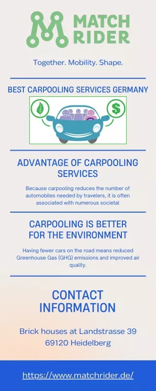 Best Carpooling Services Germany