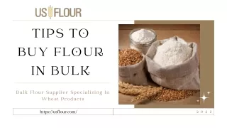 tips to buy flour in bulk