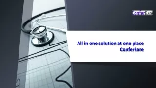All in one solution at one place Conferkare