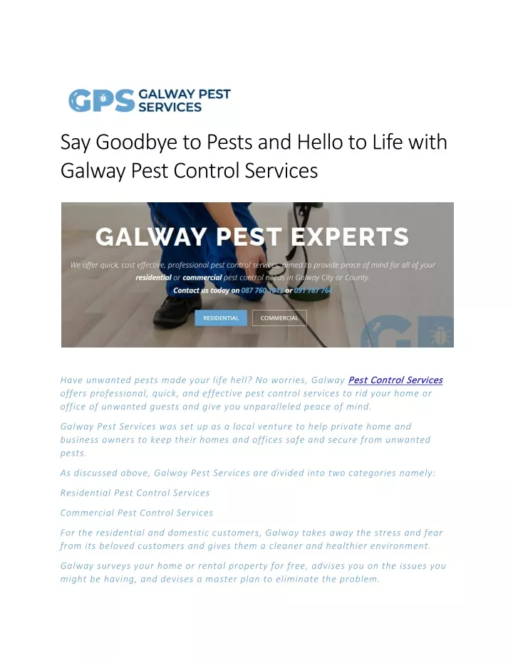 say goodbye to pests and hello to life with