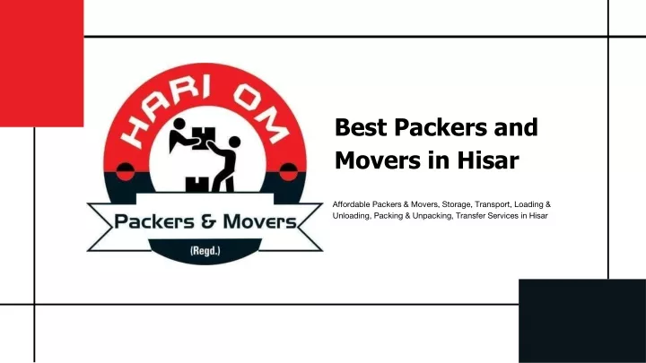 best packers and movers in hisar