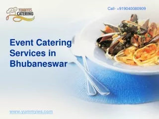 Event Catering Services in Bhubaneswar