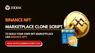 Binance NFT Marketplace Clone Script