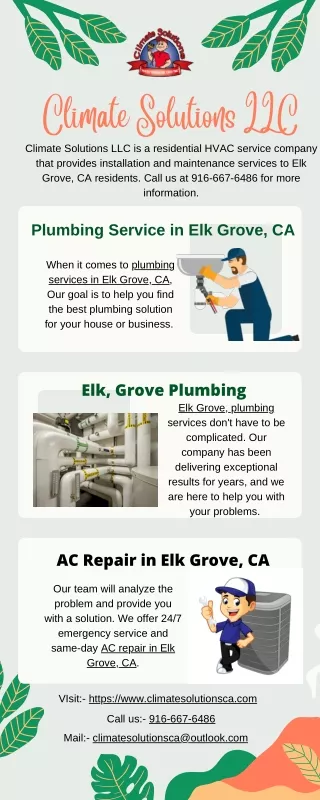 Elk Grove, Plumbing