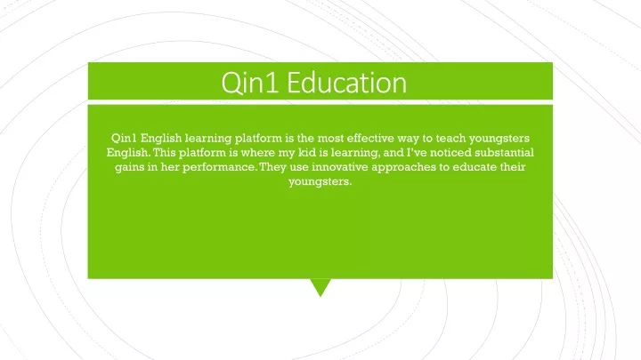 qin1 education