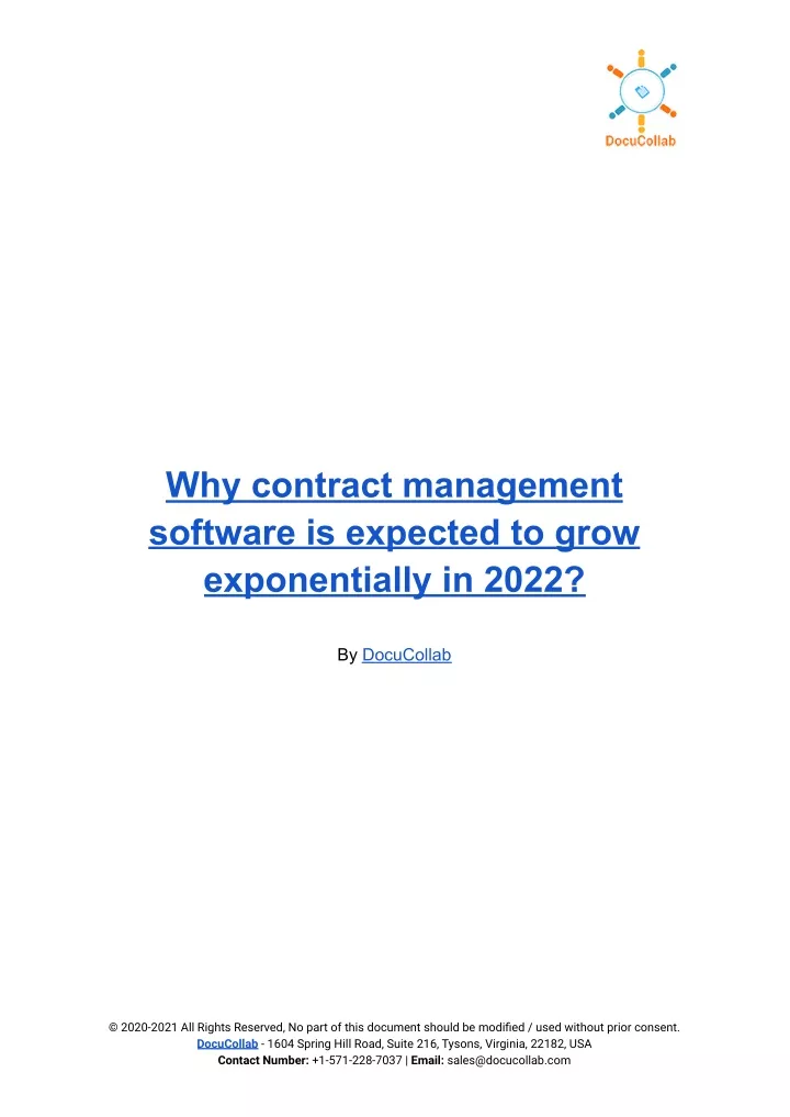 why contract management software is expected