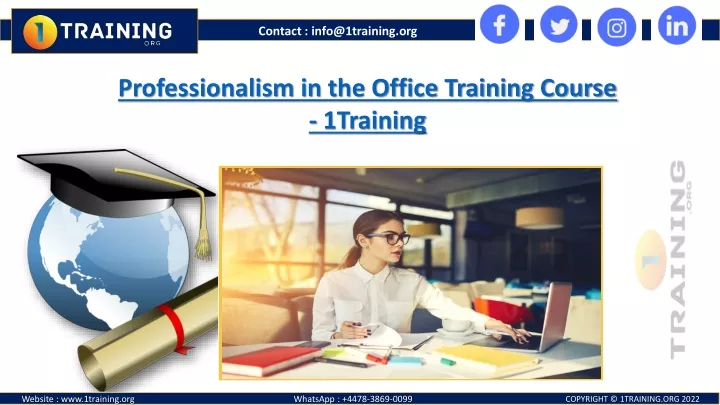 contact info@1training org