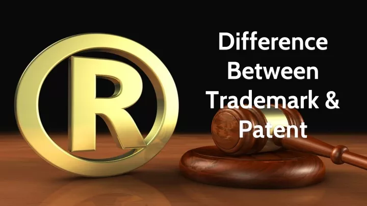 difference between trademark patent
