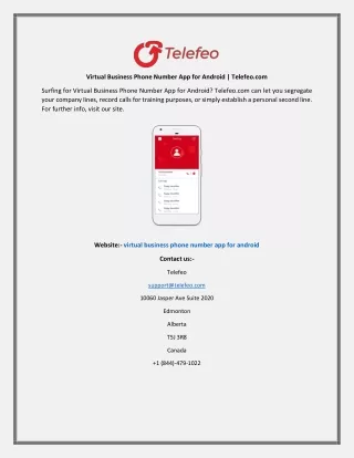 virtual business phone number app for android