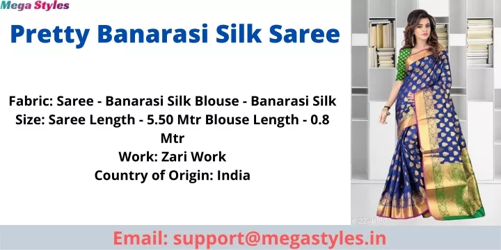 pretty banarasi silk saree