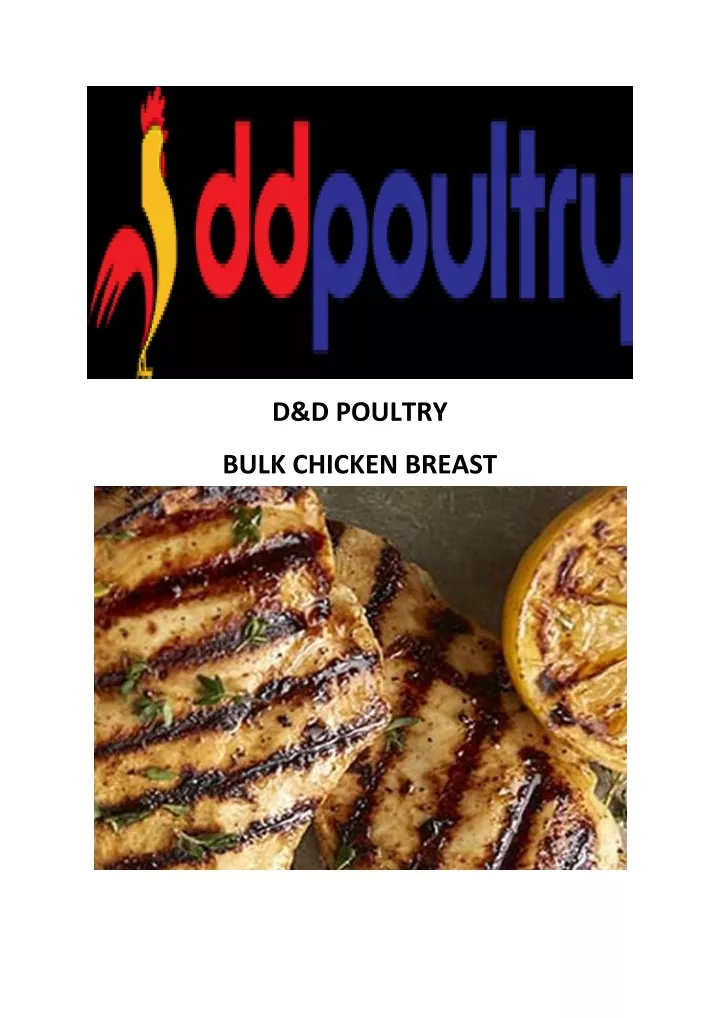 d d poultry