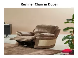 Recliner Chair in Abu Dhabi