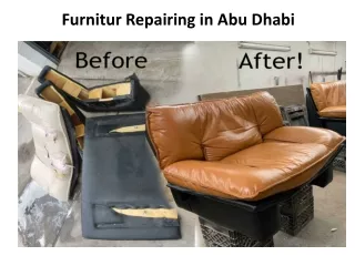 Furniture Upholstery in Abu Dhabi