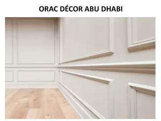 ORAC DÉCOR IN DUBAI