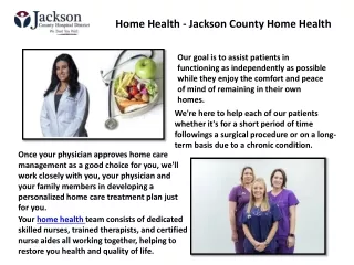 Services - Surgical Services Jackson County - Jackson County Hospital District