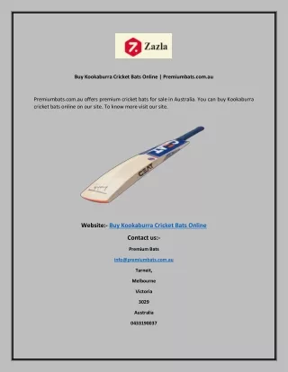 Buy Kookaburra Cricket Bats Online  Premiumbats.com