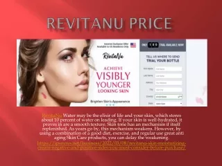 RevitaNu Price