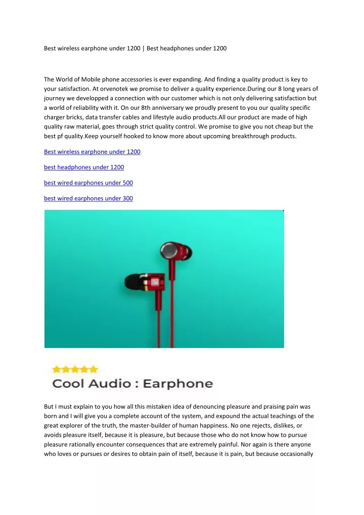 best wireless earphone under 1200 best headphones