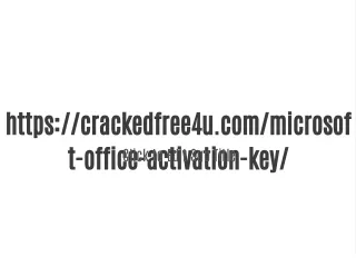 microsoft office activation key
