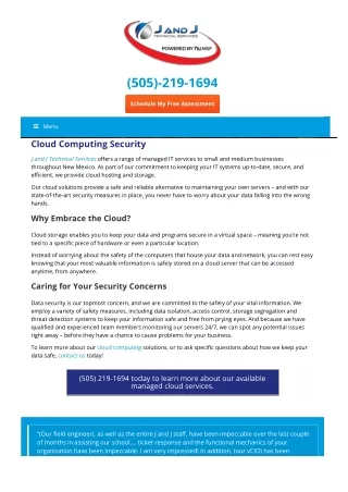 How To Get Cloud security Services? | IT Support