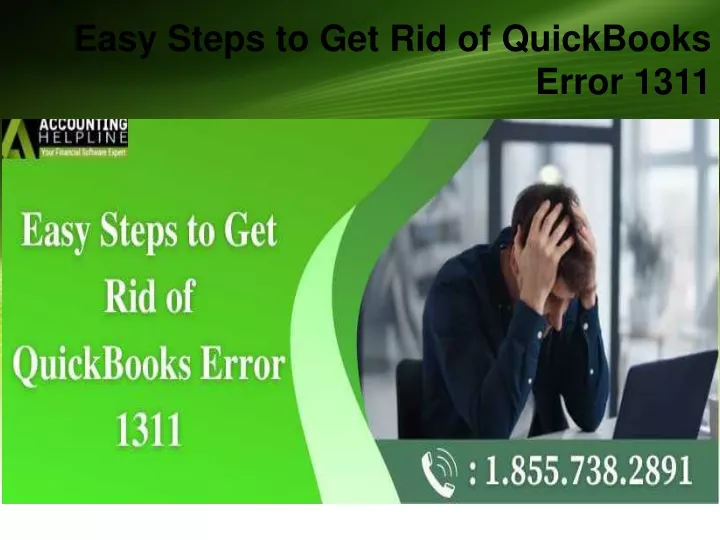 easy steps to get rid of quickbooks error 1311