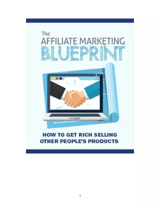 The Affiliate Marketing Blueprint